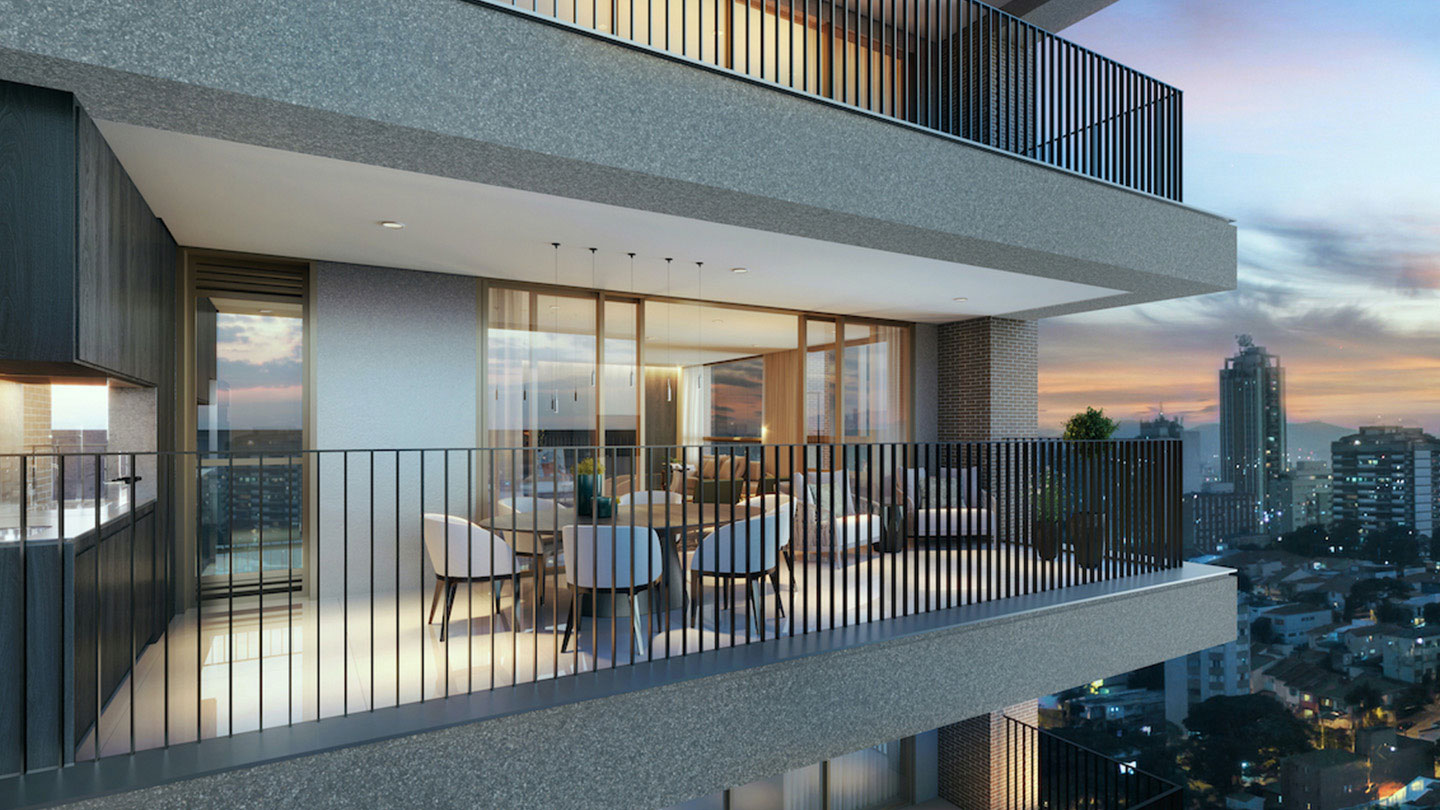 Terraço, apto 191 m²